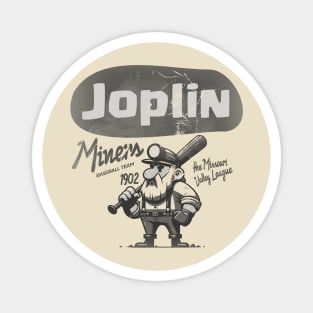 Defunct Joplin Miners Baseball Team Magnet